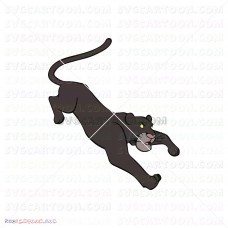 Bagheera The Jungle Book 005 svg dxf eps pdf png