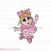 Ballerina Piggy Muppet Babies svg dxf eps pdf png