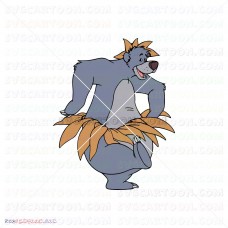 Baloo The Jungle Book 008 svg dxf eps pdf png