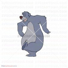 Baloo The Jungle Book 009 svg dxf eps pdf png