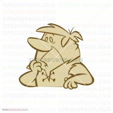 Barney Rubble Flintstones 018 svg dxf eps pdf png
