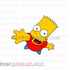 Bart Simpson The Simpsons svg dxf eps pdf png