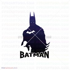 Batman Silhouette svg dxf eps pdf png