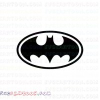 Batman logo svg dxf eps pdf png
