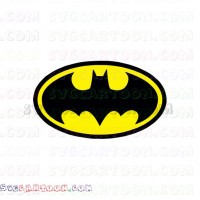 Batman logo yellow svg dxf eps pdf png