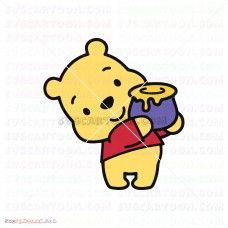 Bear Winnie The Pooh 003 svg dxf eps pdf png