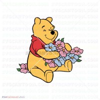 Bear Winnie The Pooh 007 svg dxf eps pdf png