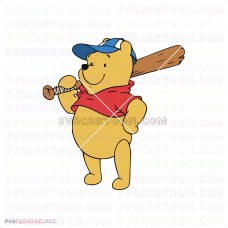 Bear Winnie The Pooh 028 svg dxf eps pdf png