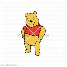 Bear Winnie The Pooh 029 svg dxf eps pdf png