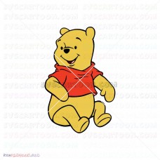 Bear Winnie The Pooh 030 svg dxf eps pdf png