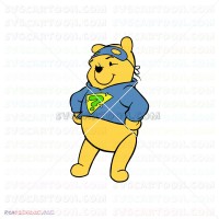 Bear Winnie The Pooh 032 svg dxf eps pdf png