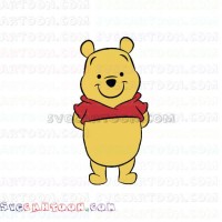 Bear Winnie the Pooh 19 svg dxf eps pdf png