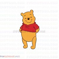 Bear Winnie the Pooh 21 svg dxf eps pdf png