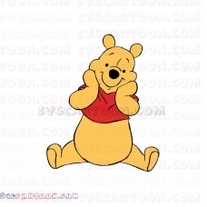 Bear Winnie the Pooh 22 svg dxf eps pdf png