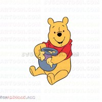 Bear Winnie the Pooh 24 svg dxf eps pdf png