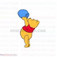 Bear Winnie the Pooh 4 svg dxf eps pdf png