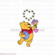 Bear Winnie the Pooh 9 svg dxf eps pdf png