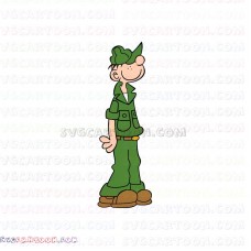 Beetle Bailey 02 svg dxf eps pdf png