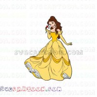 Belle Beauty and the Beast 2 svg dxf eps pdf png