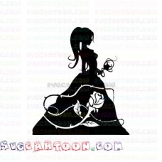 Belle Beauty and the Beast silhouette svg dxf eps pdf png