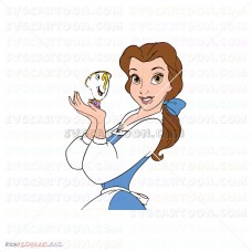 Belle Chip Beauty And The Beast 003 svg dxf eps pdf png