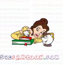 Belle Chip and Mrs Potts Beauty and the Beast svg dxf eps pdf png