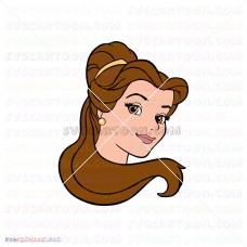 Belle Face Chip Beauty And The Beast 026 svg dxf eps pdf png