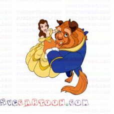 Belle and Beast Beauty and the Beast svg dxf eps pdf png