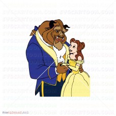 Belle and Beast Dancing Beauty And The Beast 040 svg dxf eps pdf png