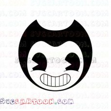 Bendy Face Bendy and the Ink Machine svg dxf eps pdf png