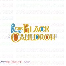 Black Cauldron Logo svg dxf eps pdf png