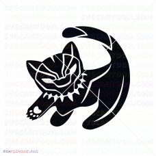 Black Panther 008 svg dxf eps pdf png