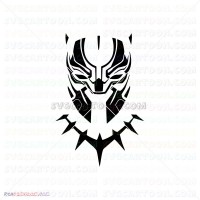 Black Panther 017 svg dxf eps pdf png