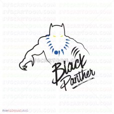 Black Panther 042 svg dxf eps pdf png