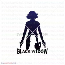 Black Widow Silhouette svg dxf eps pdf png