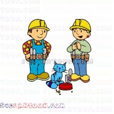 Bob and Wendy and Pilchard Bob the Builder svg dxf eps pdf png