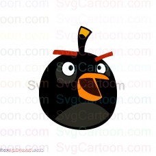 Bomb Face 3 Angry Birds svg dxf eps pdf png