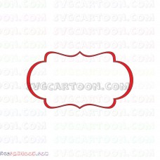 Border Design Dr Seuss The Cat in the Hat 1 svg dxf eps pdf png