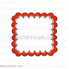 Border Design Dr Seuss The Cat in the Hat 2 svg dxf eps pdf png