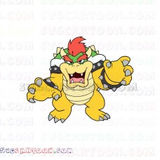 Bowser Super Mario Bros 2 svg dxf eps pdf png