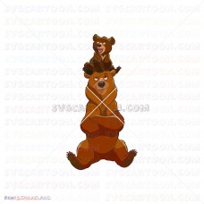 Brother Bear 003 svg dxf eps pdf png