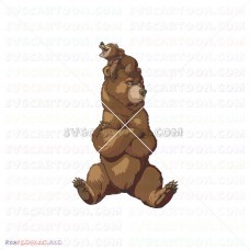 Brother Bear 006 svg dxf eps pdf png