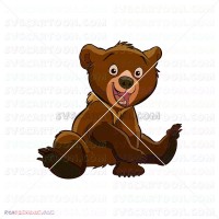 Brother Bear 016 svg dxf eps pdf png