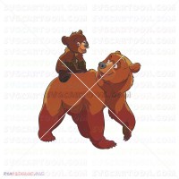 Brother Bear 017 svg dxf eps pdf png