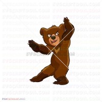 Brother Bear 018 svg dxf eps pdf png