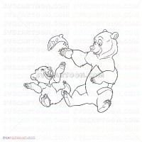 Brother Bear 019 svg dxf eps pdf png