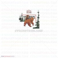 Brother Bear 020 svg dxf eps pdf png
