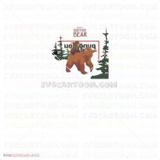 Brother Bear 020 svg dxf eps pdf png