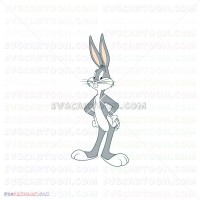 Bugs Bunny 019 svg dxf eps pdf png