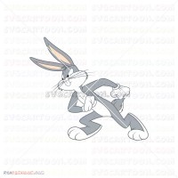 Bugs Bunny 033 svg dxf eps pdf png